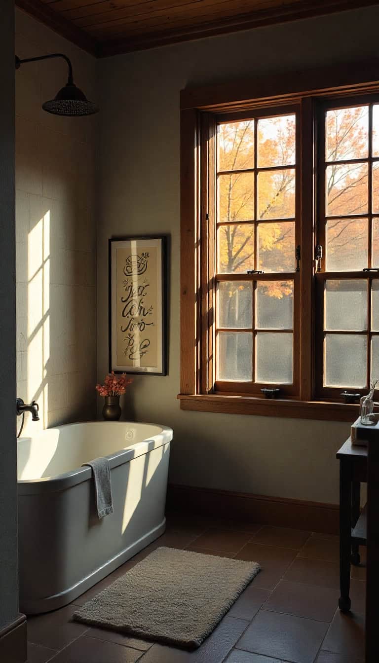 Barn-Style Shower Enclosure