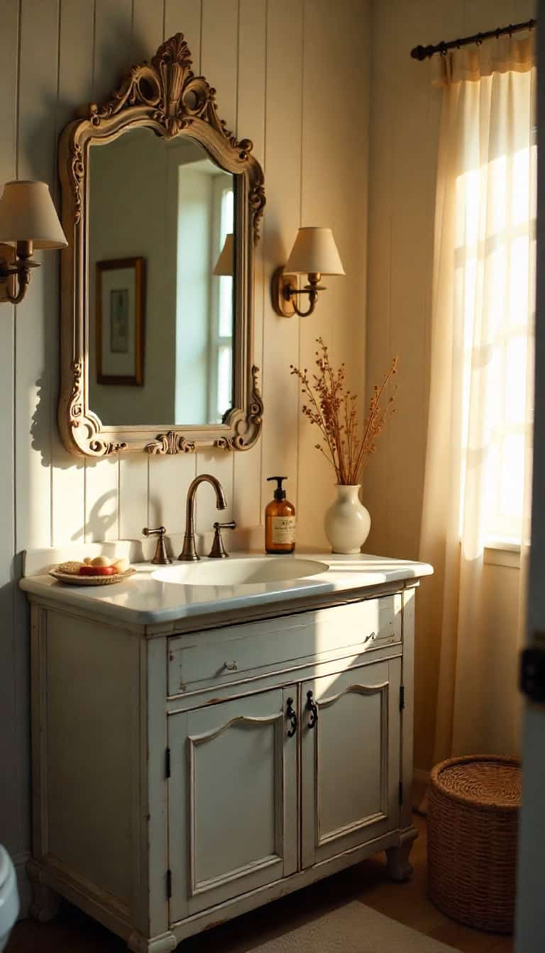 Distressed Mirror Frames