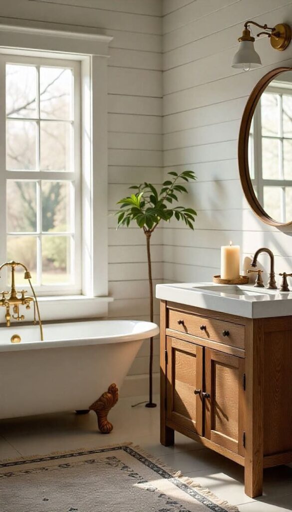 Shiplap Wall Warmth