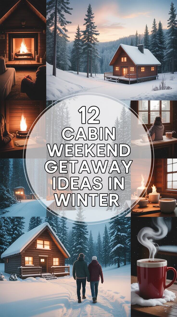 12 Cabin Weekend Getaway Ideas in Winter