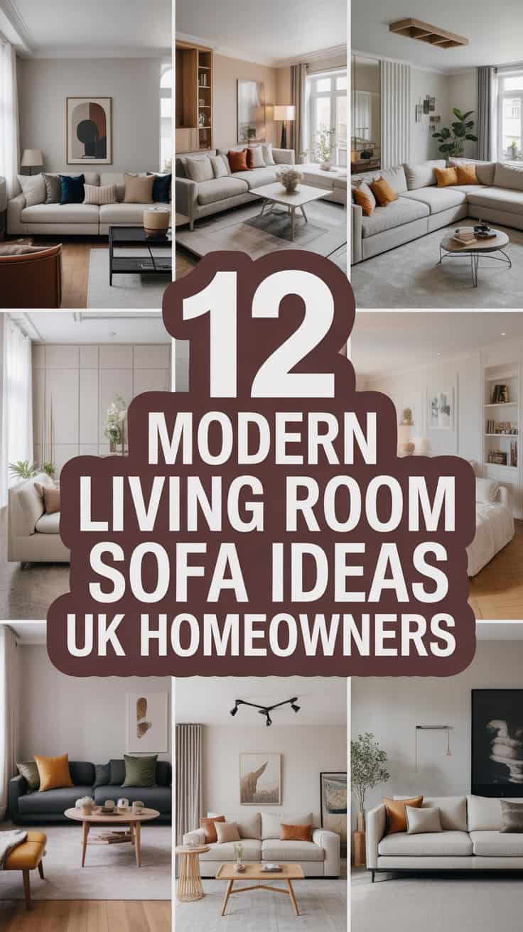 12 Modern Living Room Sofa Ideas UK Homeowners 1