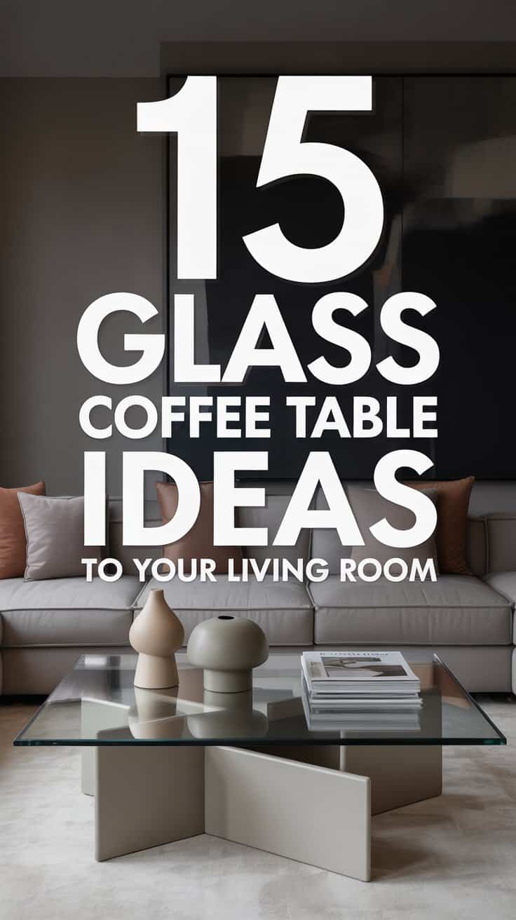 15 Glass Coffee Table Ideas to Your Living Room