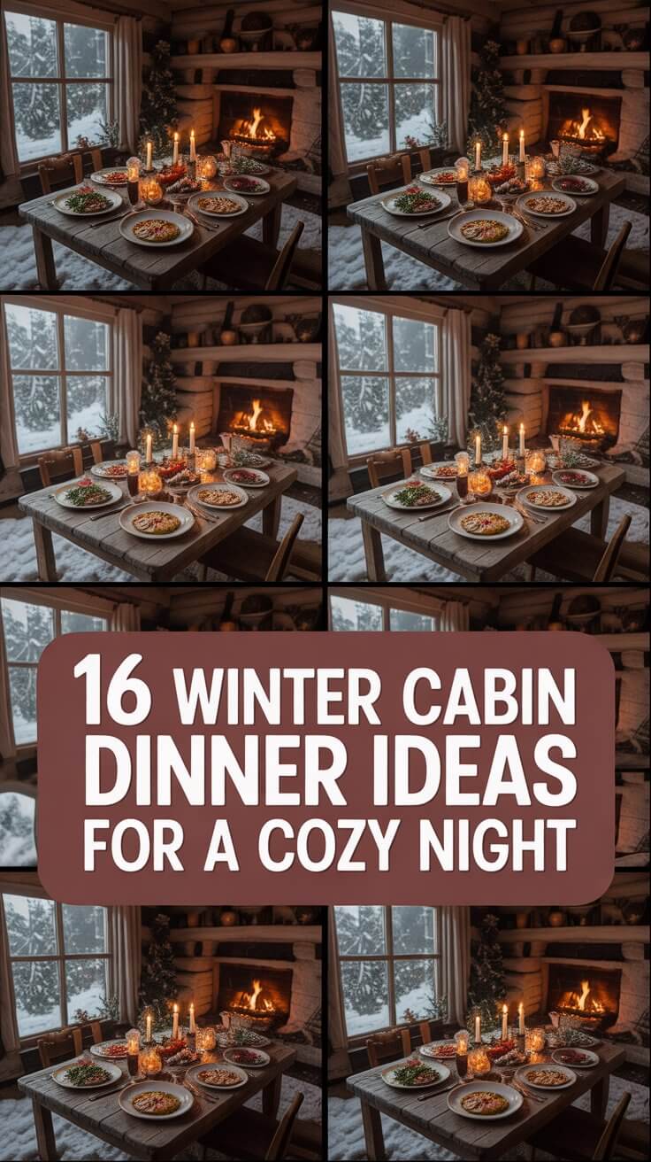 16 Winter Cabin Dinner Ideas for a Cozy Night