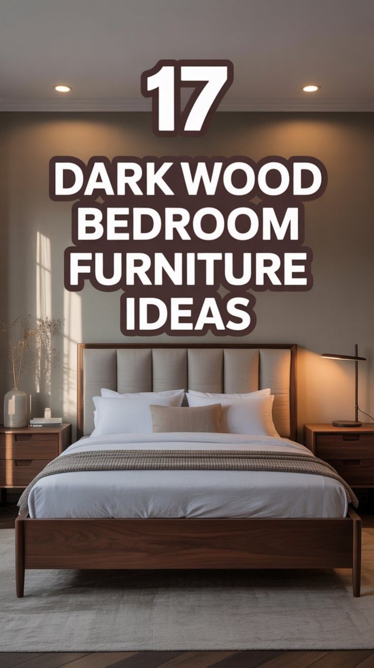 17 Dark Wood Bedroom Furniture Ideas to Elevate Your Space