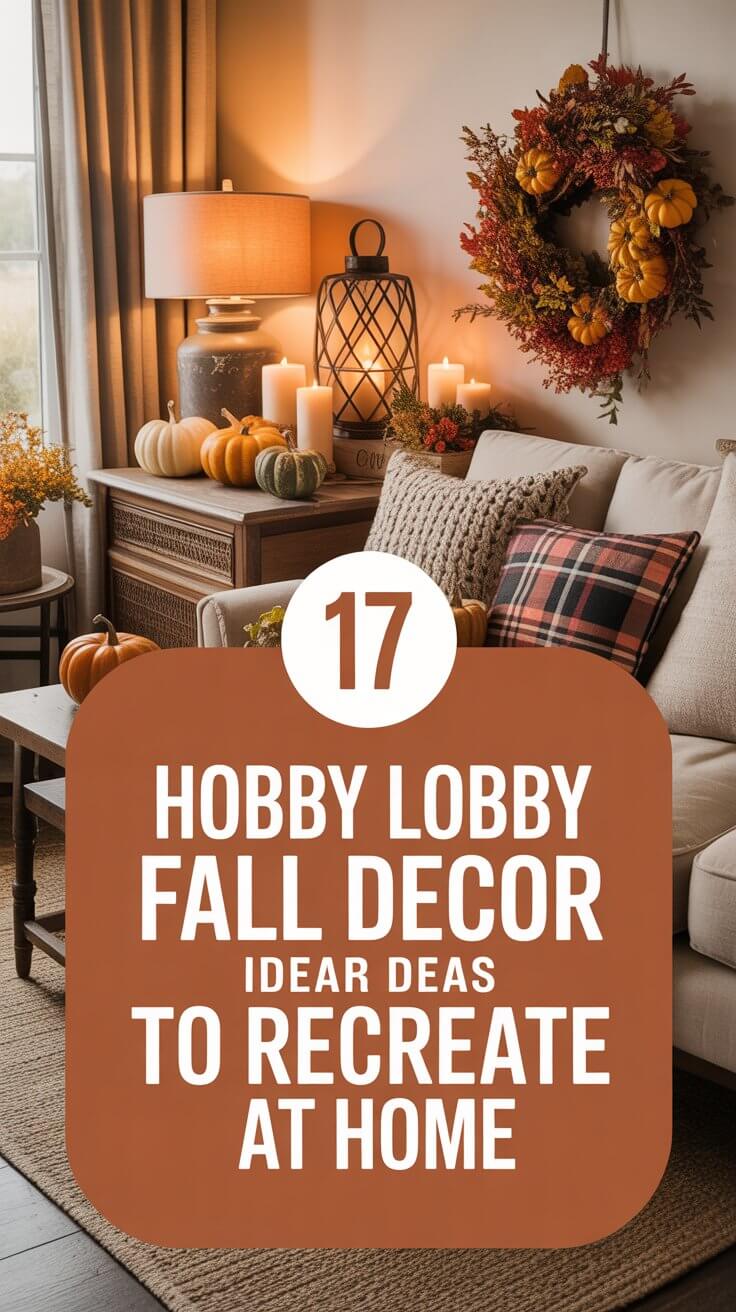 17 Hobby Lobby Fall Decor Ideas To Recreate At Home