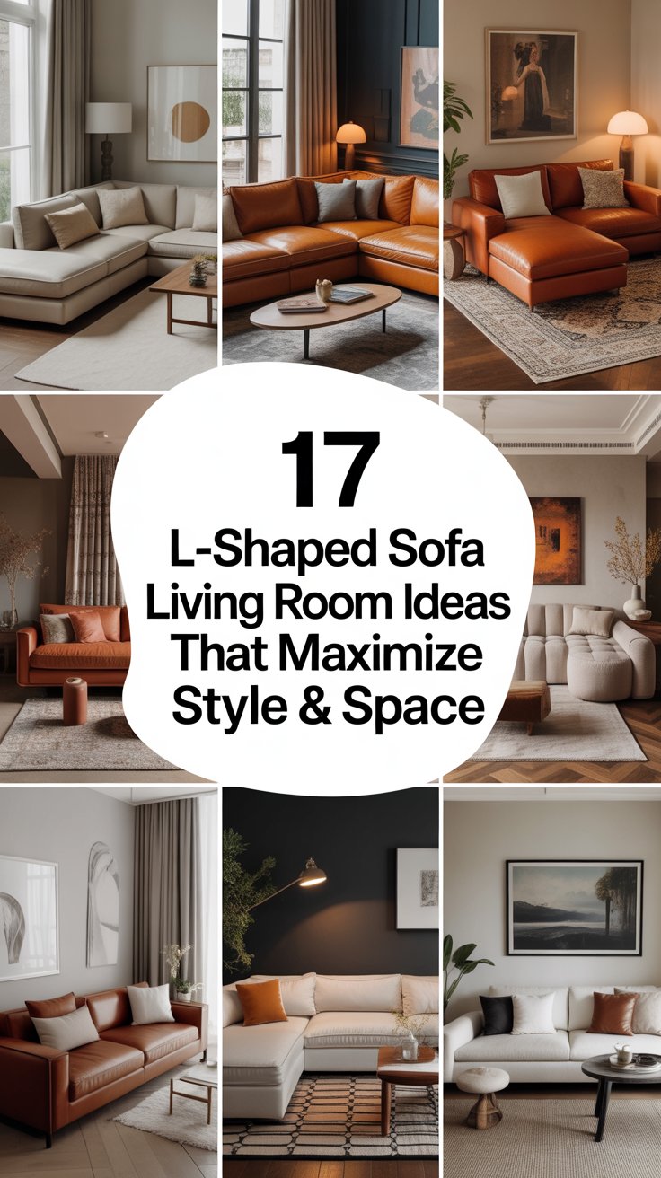 17 L-Shaped Sofa Living Room Ideas That Maximize Style & Space
