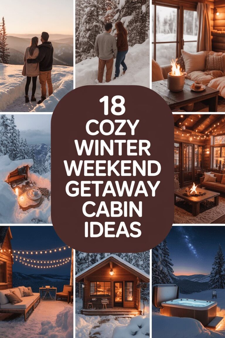 18 Cozy Winter Weekend Getaway Cabin Ideas