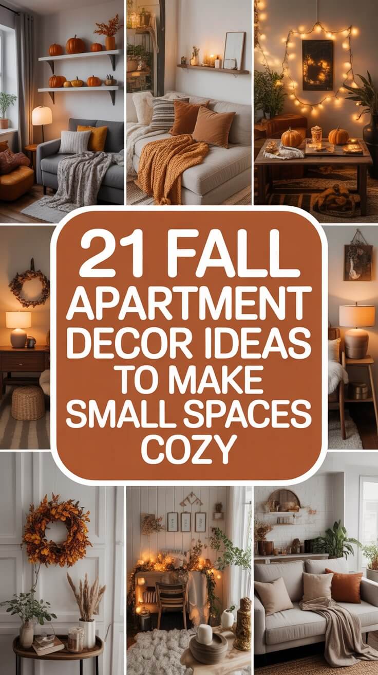 21 Fall Apartment Decor Ideas To Make Small Spaces Cozy