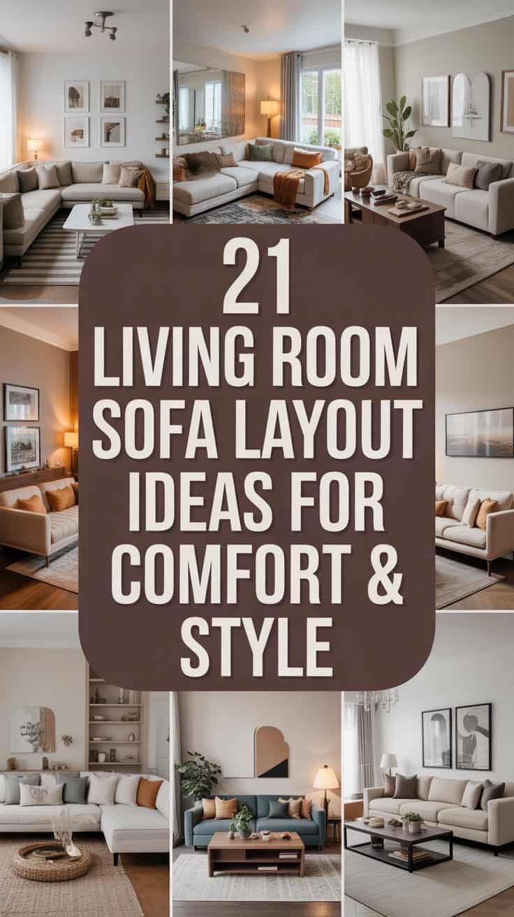 21 Living Room Sofa Layout Ideas for Perfect Comfort & Style